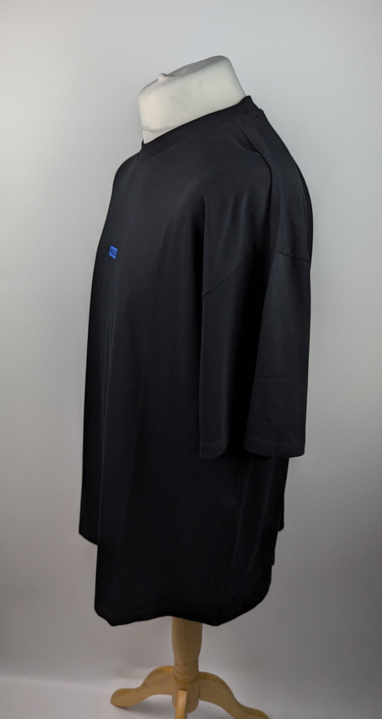 Hugo Logo Patch T-Shirt - Black