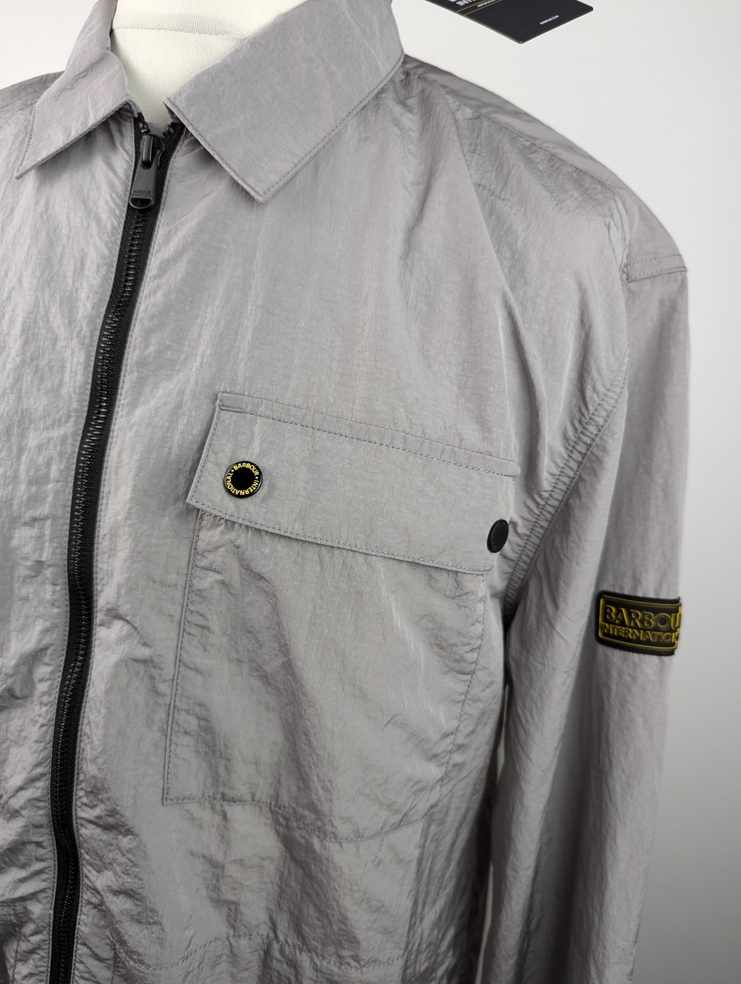 Barbour International Overshirt - Slate Grey