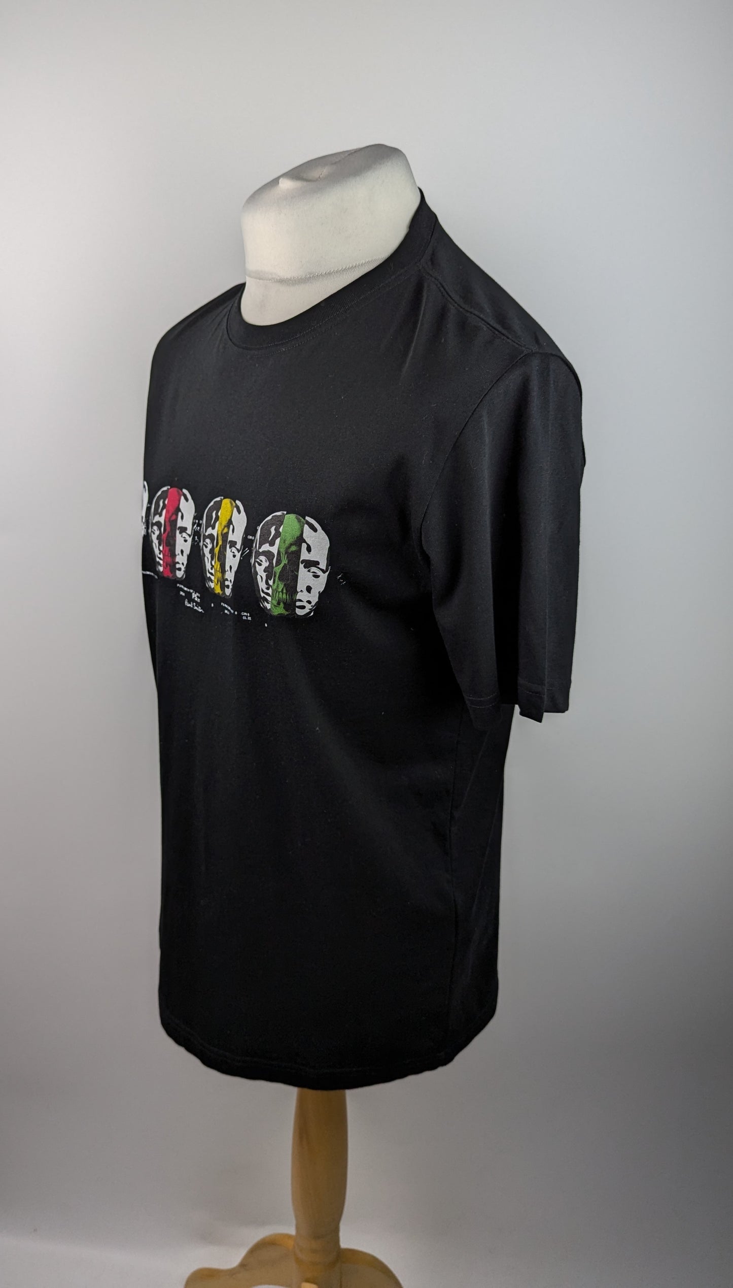 PS Paul Smith Multi- Coloured Skull T-Shirt - Black