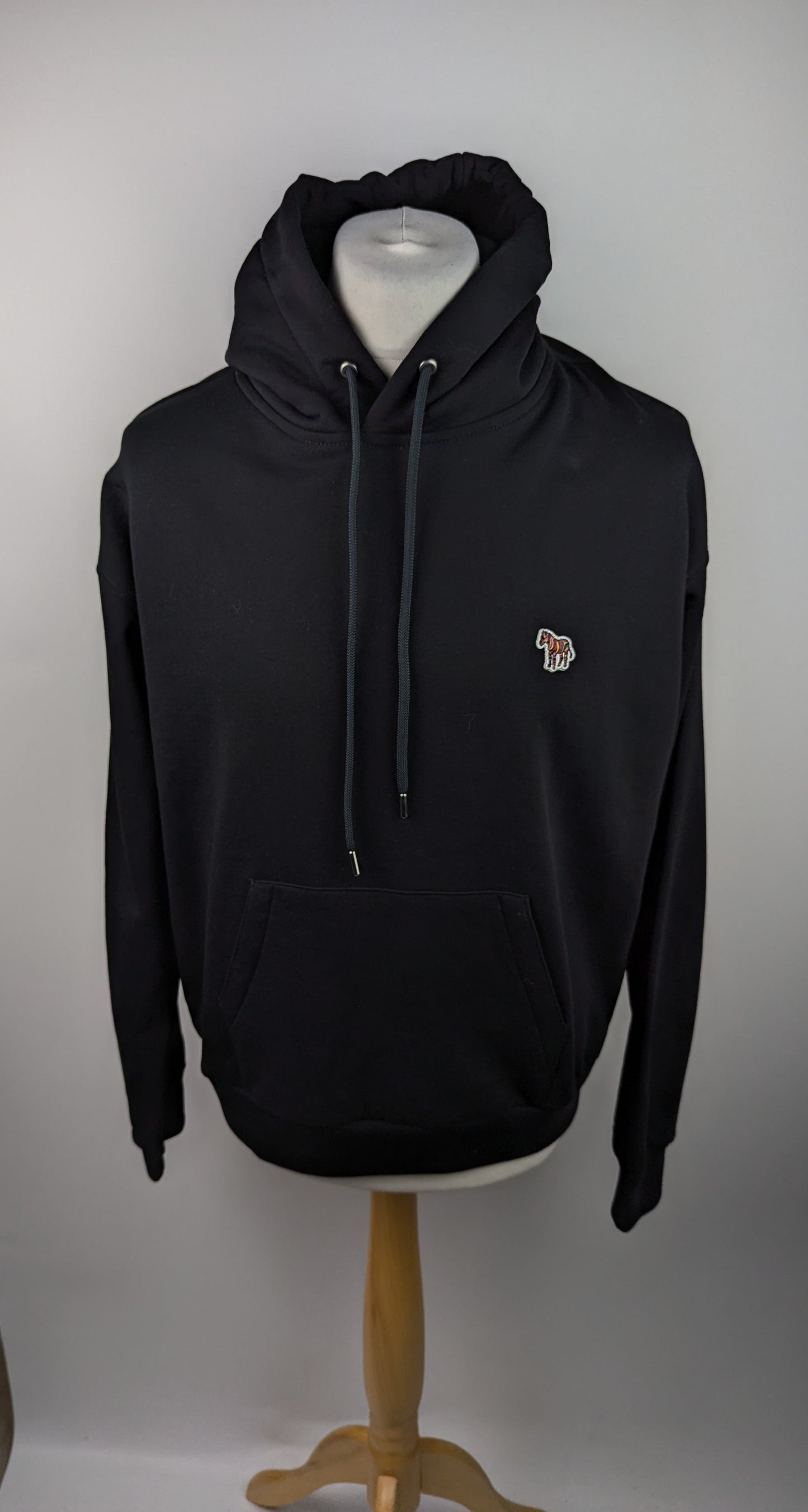 PS PAUL SMITH Zebra Over The Head Hoodie womens - Black