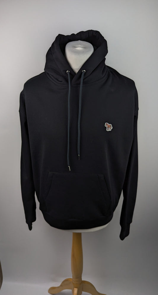 PS PAUL SMITH Zebra Over The Head Hoodie womens - Black
