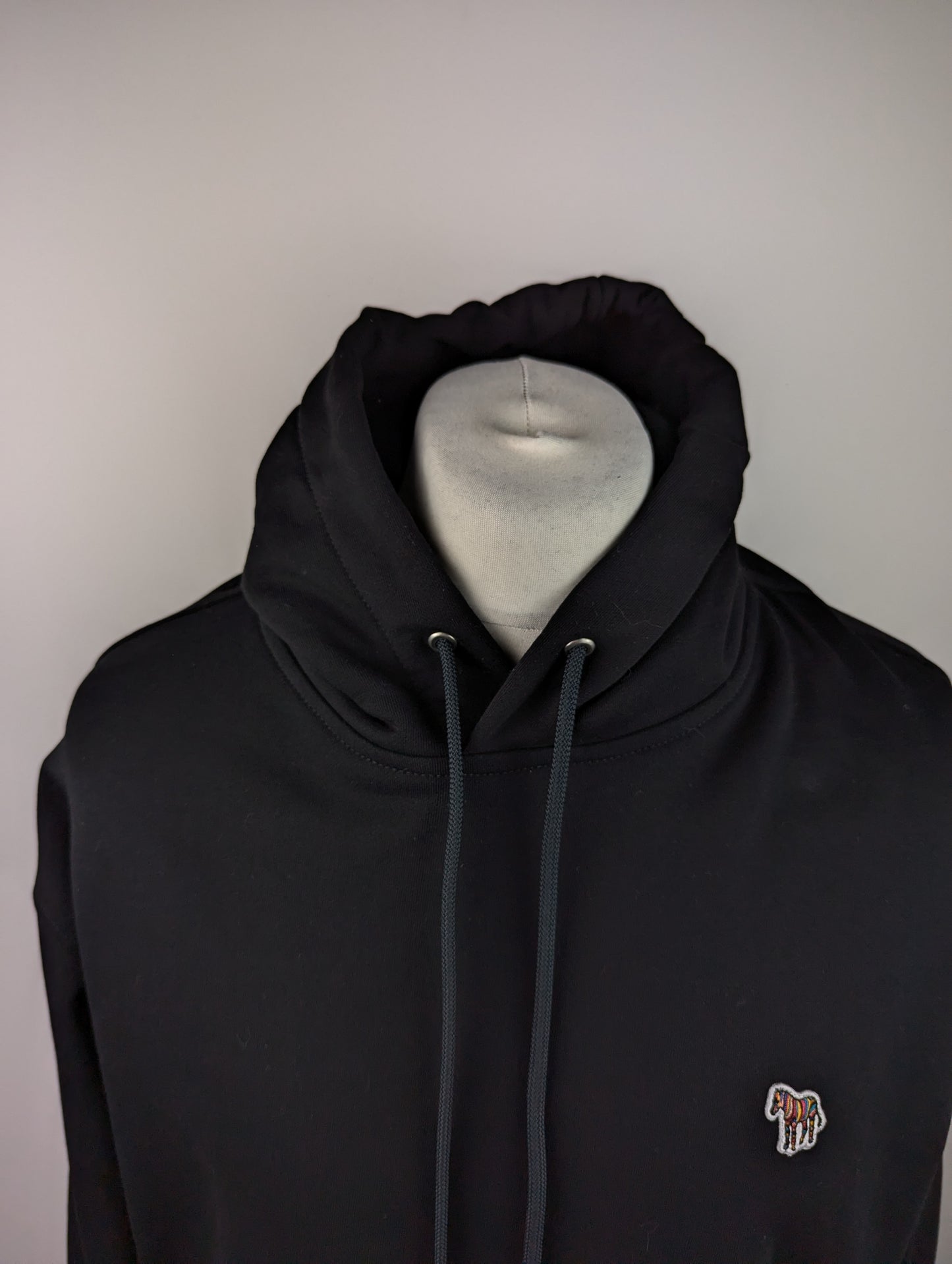 PS PAUL SMITH Zebra Over The Head Hoodie womens - Black