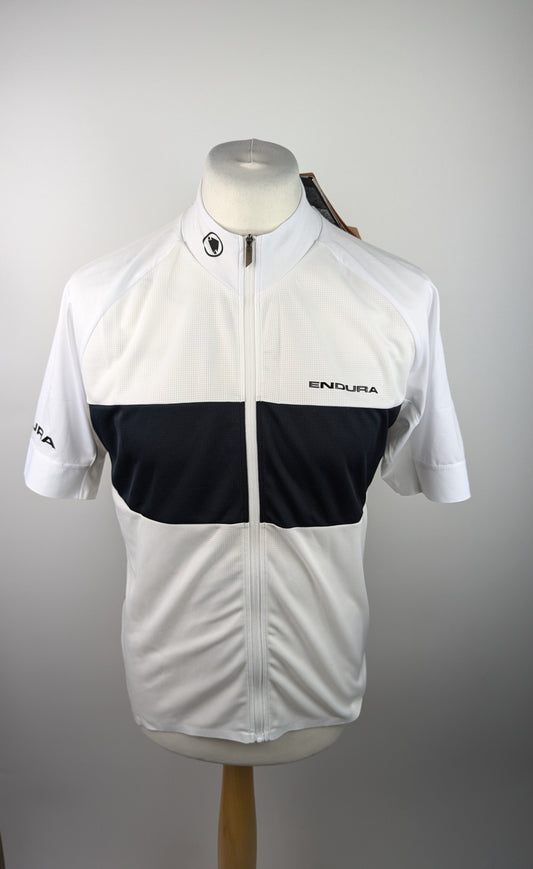 Endura FS260 S/S Mens Cycling Jersey - White