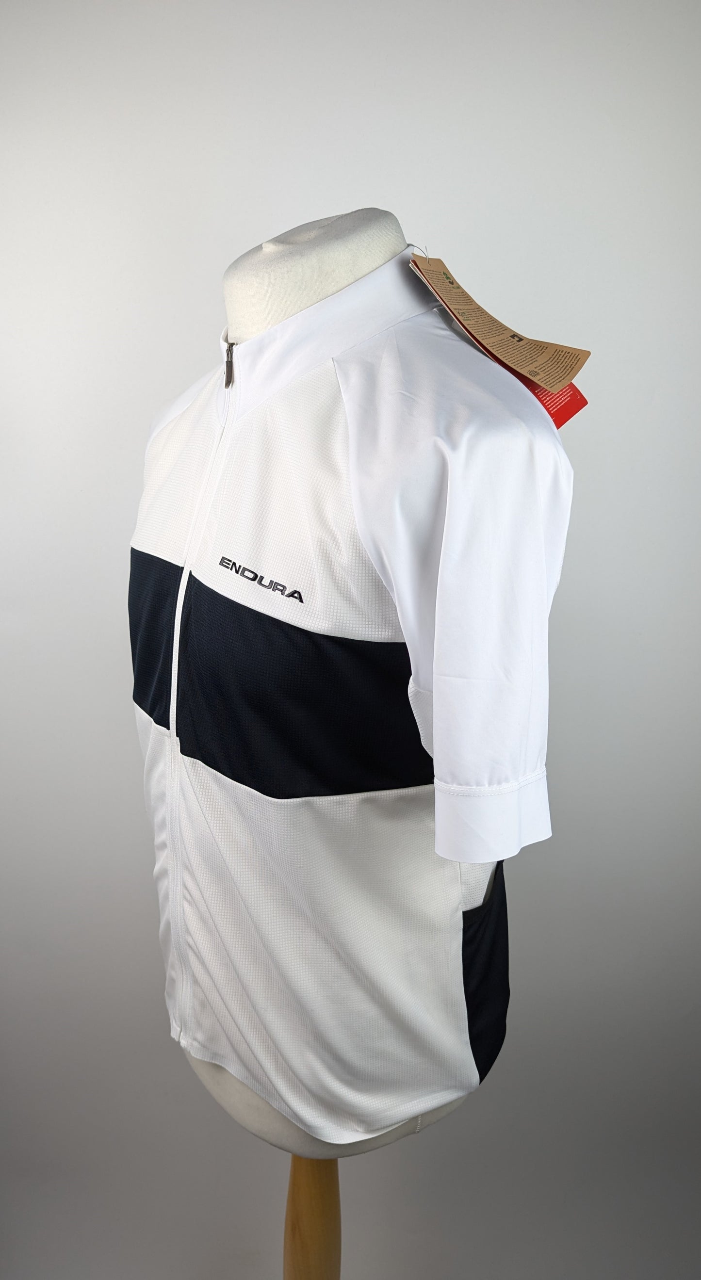 Endura FS260 S/S Mens Cycling Jersey - White