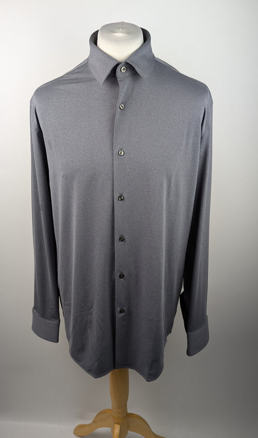 Boss P-Hank-S-Kent-C1-222 mens shirt - Silver / Grey