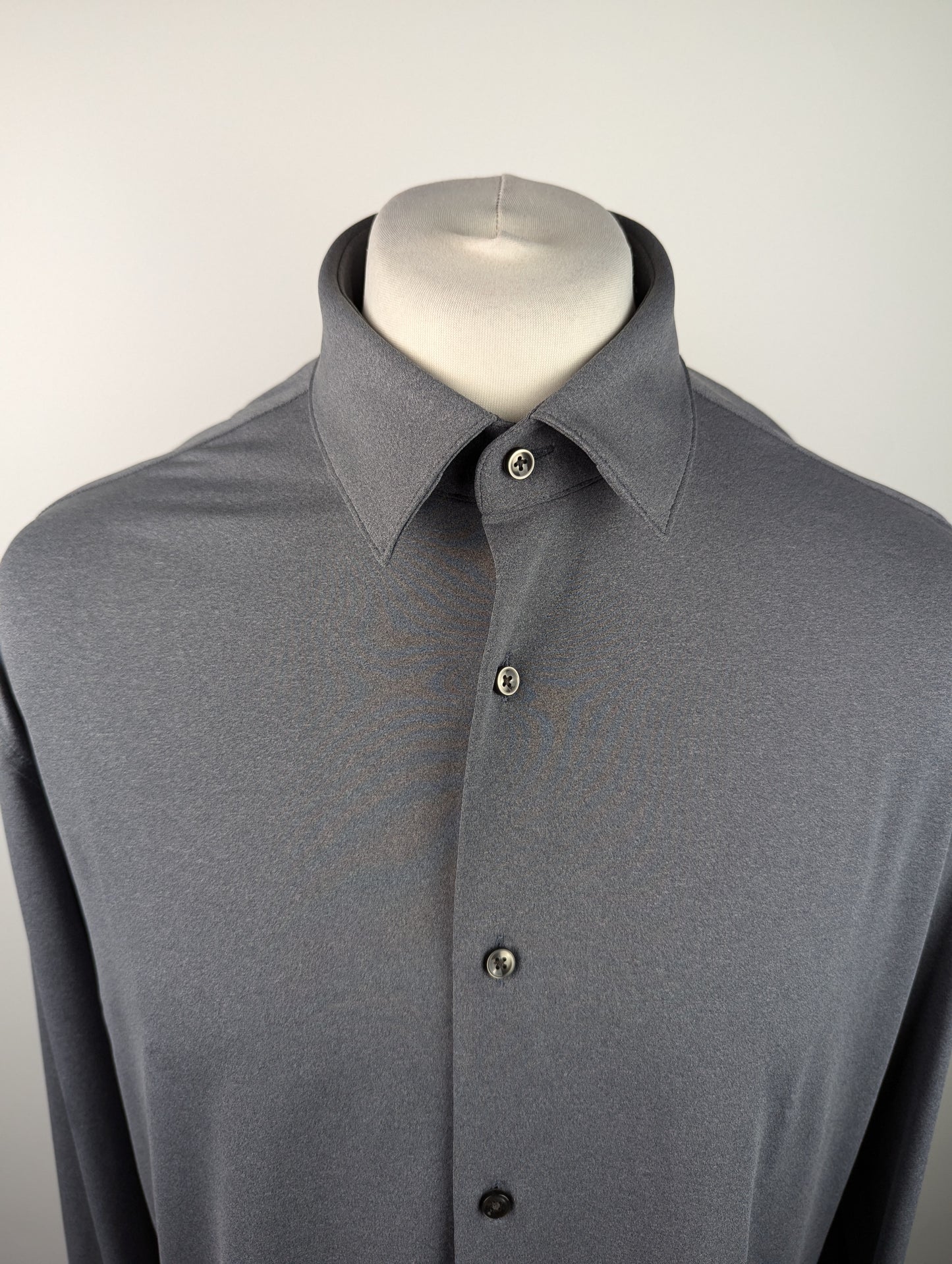 Boss P-Hank-S-Kent-C1-222 mens shirt - Silver / Grey