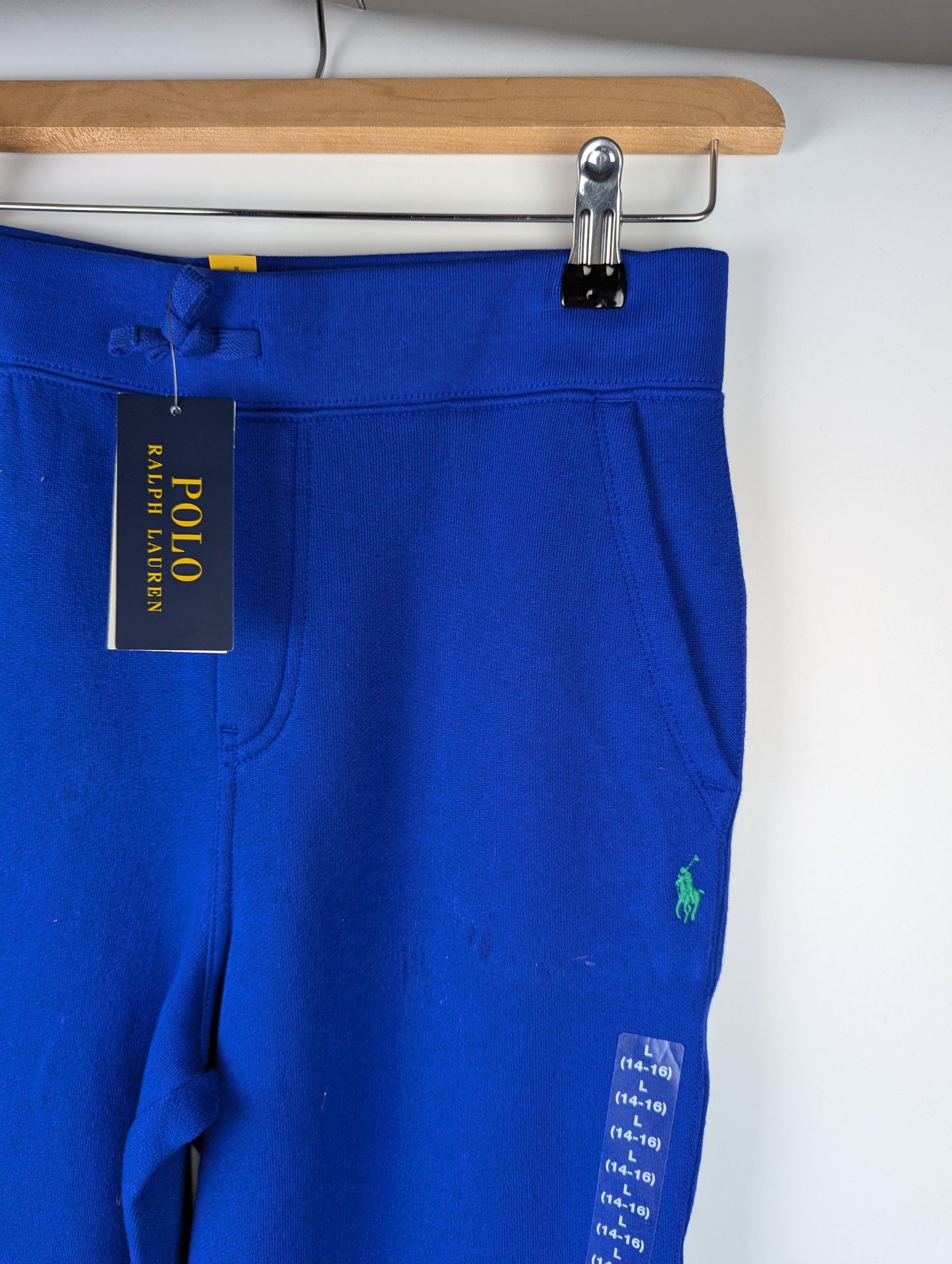 Polo Ralph Lauren Logo Fleece Jogging Bottoms Juniors - Blue