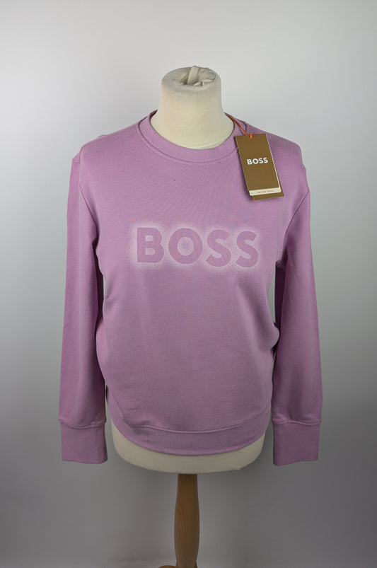 BOSS Women's C_Elaboss_6 Jumper/sweatshirt - Pink