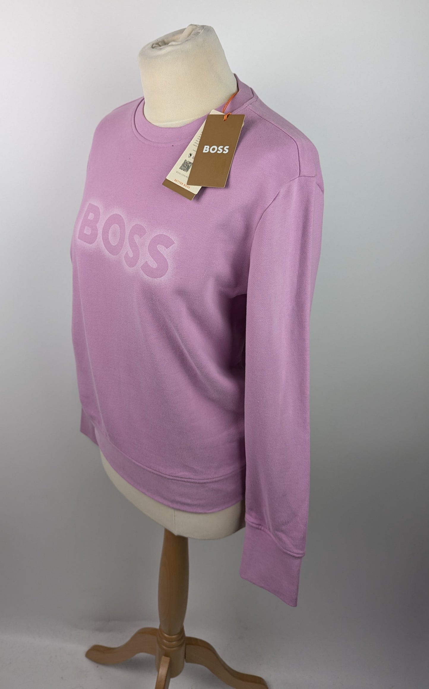 BOSS Women's C_Elaboss_6 Jumper/sweatshirt - Pink