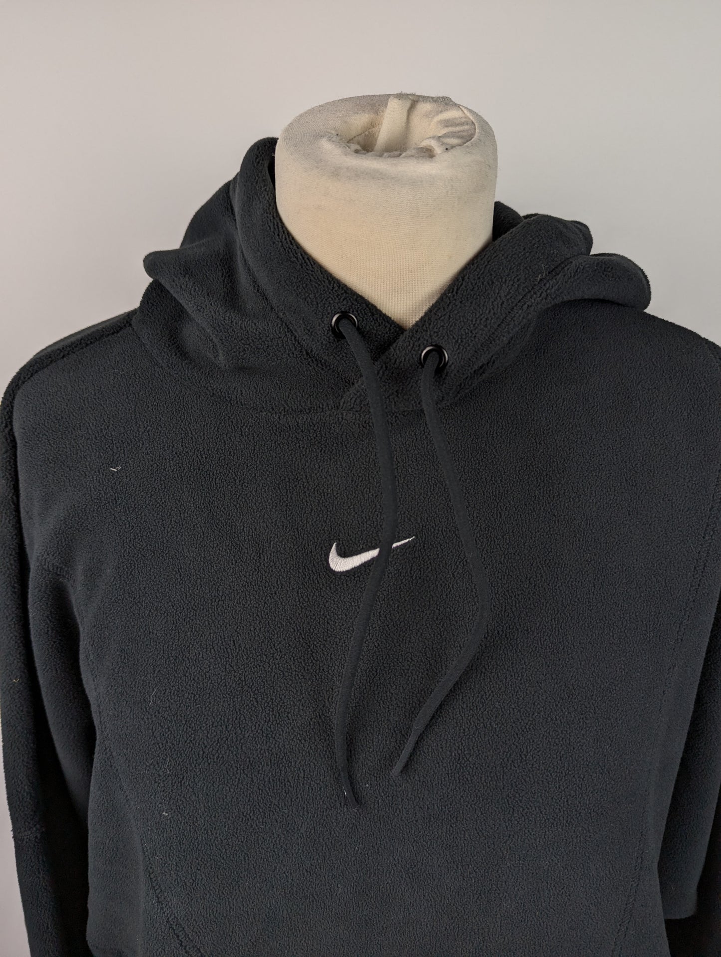 Nike Logo Fleece Hoodie Womens - Black