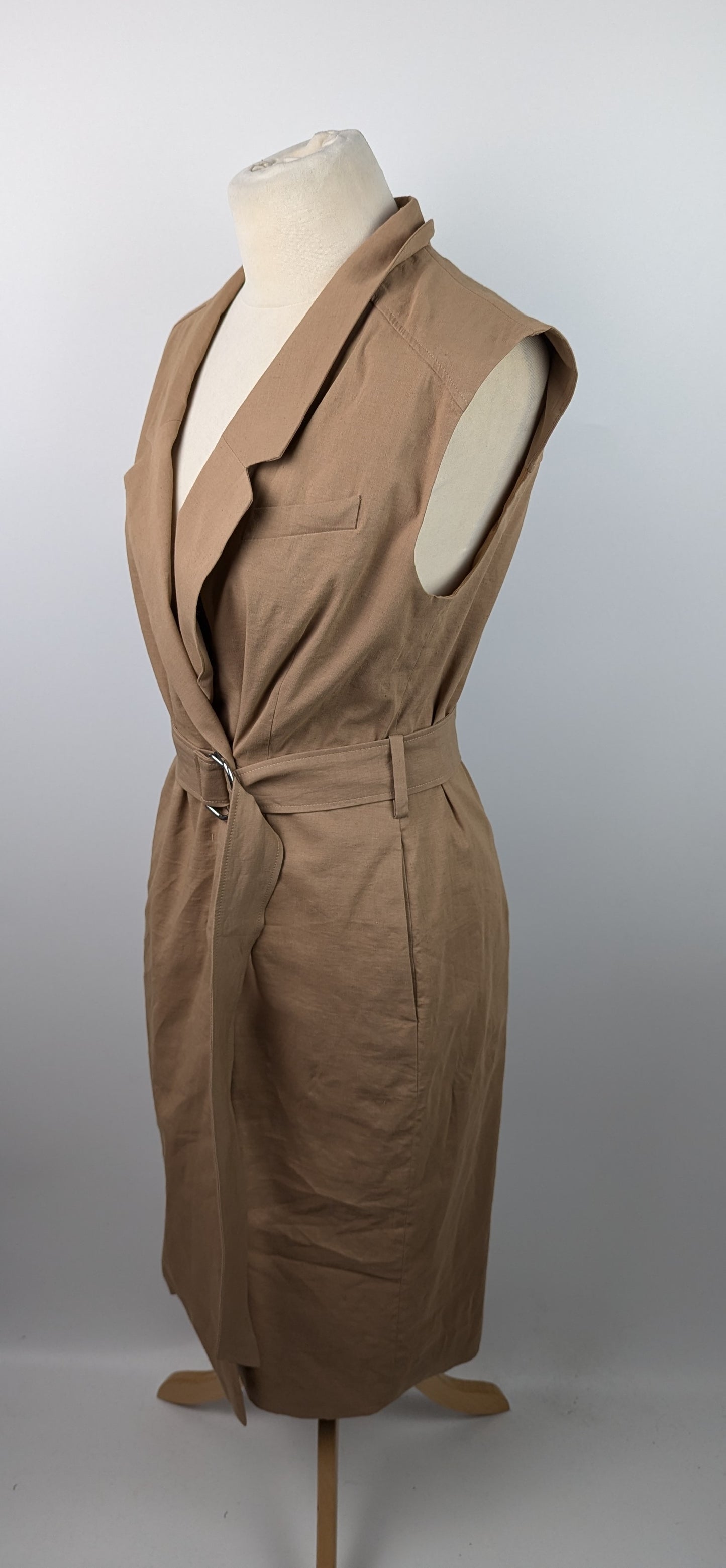 BOSS Drupe Womens Shift dress - Beige