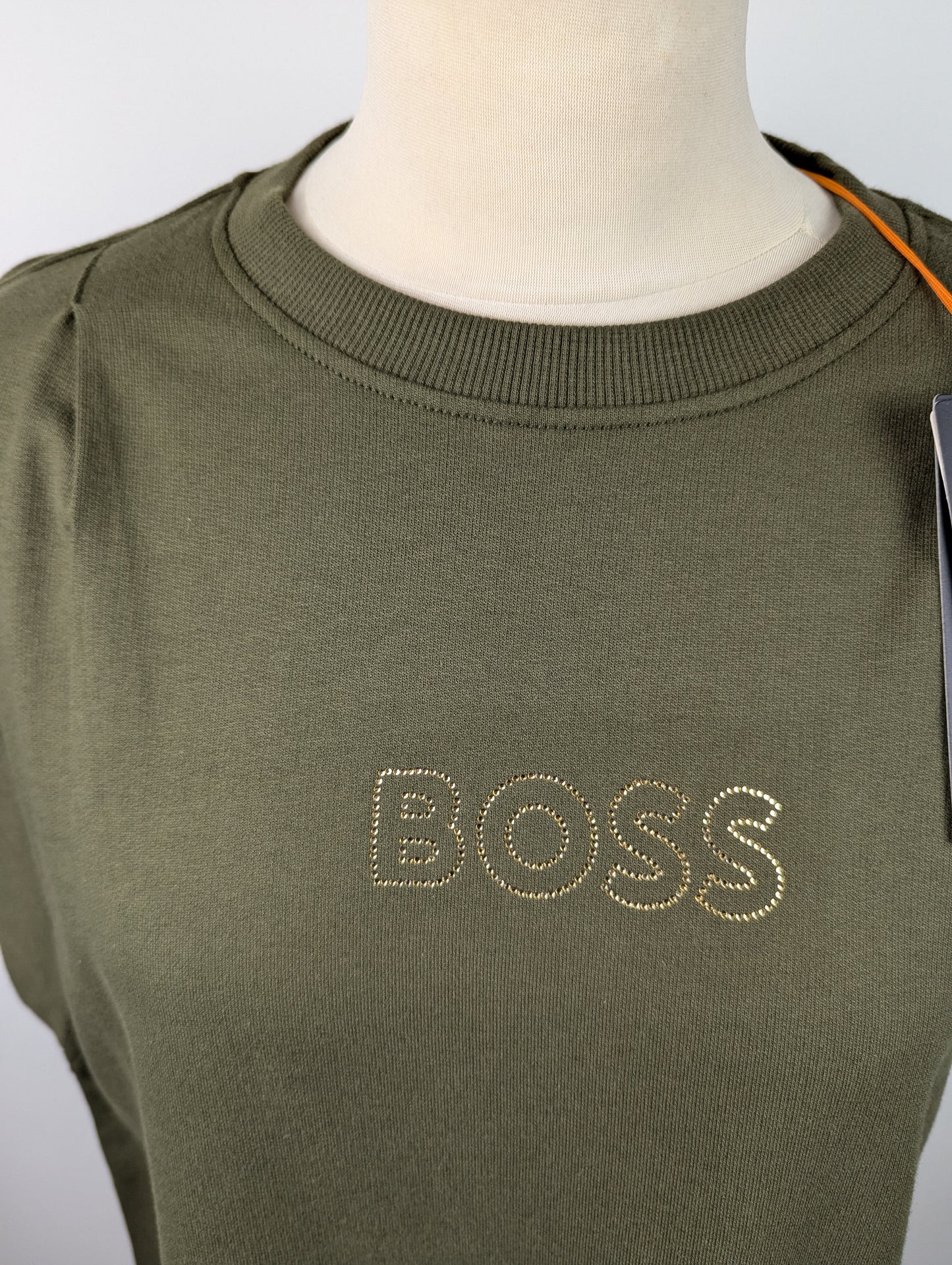 Boss Womens Edress 2 Dress- Green