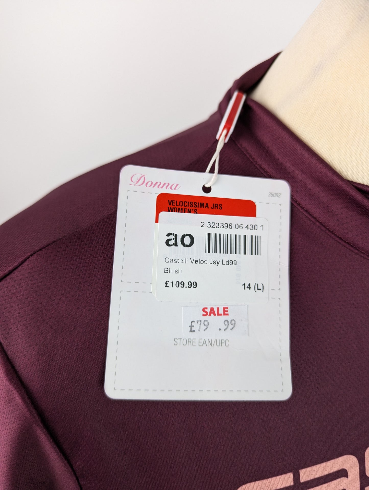 Castelli Velocissima Short Sleeve Jersey Women's - Blush