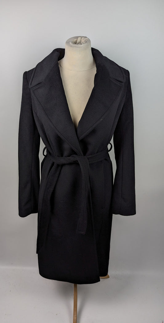 Lauren by Ralph Lauren Belted Wrap Coat Womens - Black