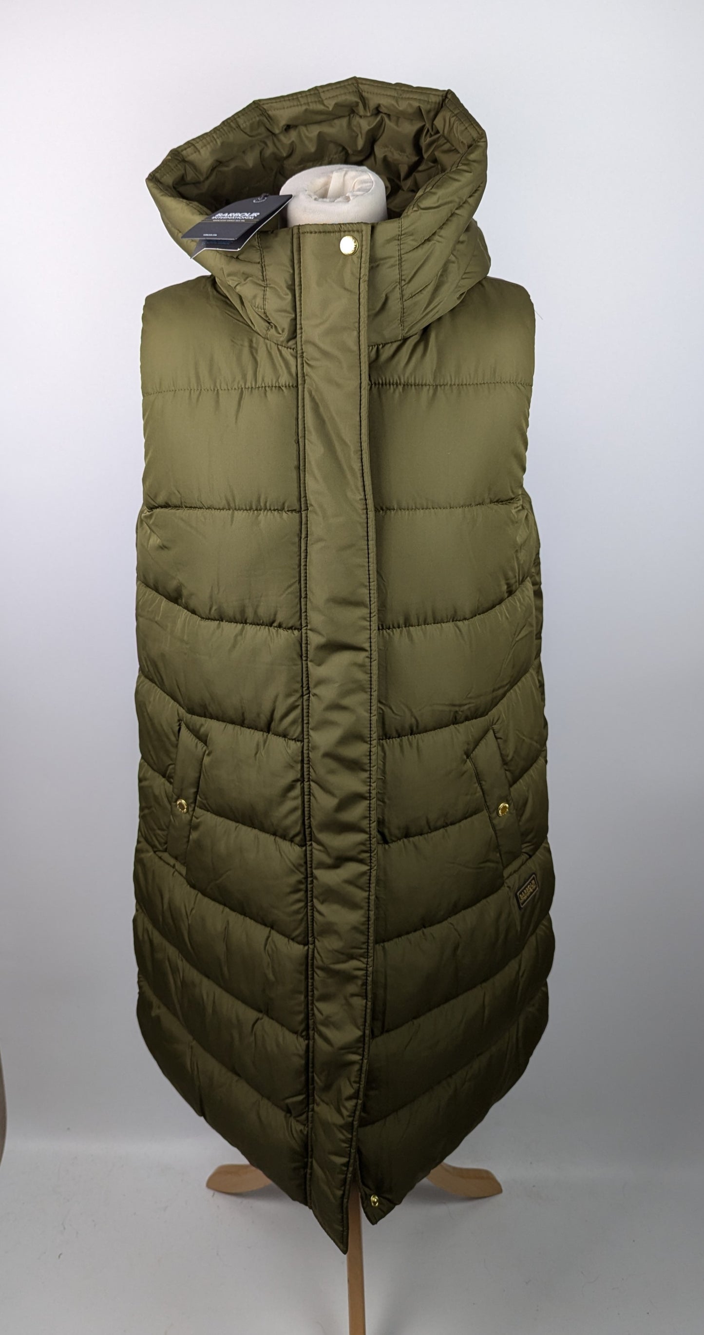 Barbour International Womens Greyson Gilet - Green