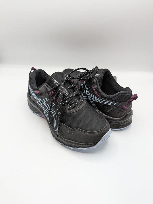 Asics GEL-Venture 9 Waterproof Women's Trail Running Shoes - Black / Blue