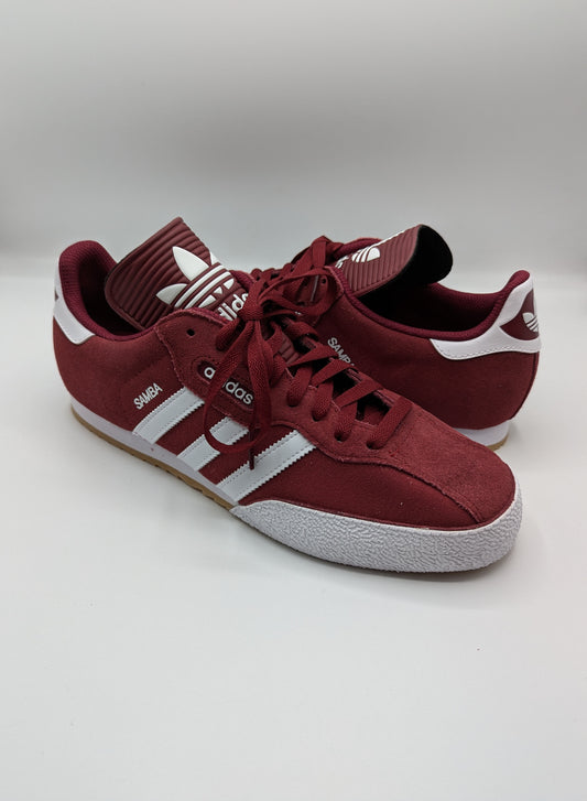 Adidas Originals Samba Suede Men's Trainers - Burgundy