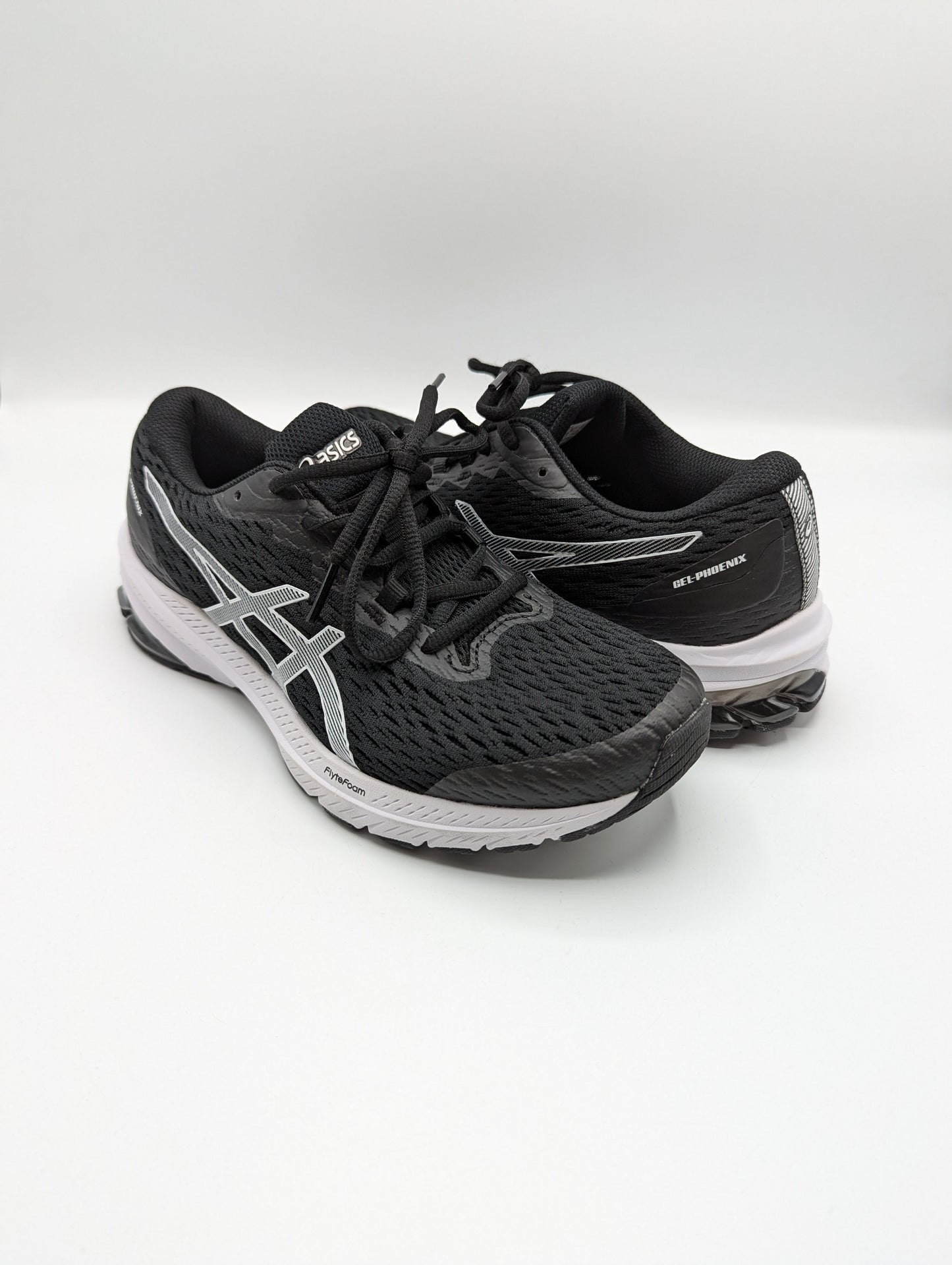 Asics GEL-Phoenix 12 Women's Running Shoes - Black / White