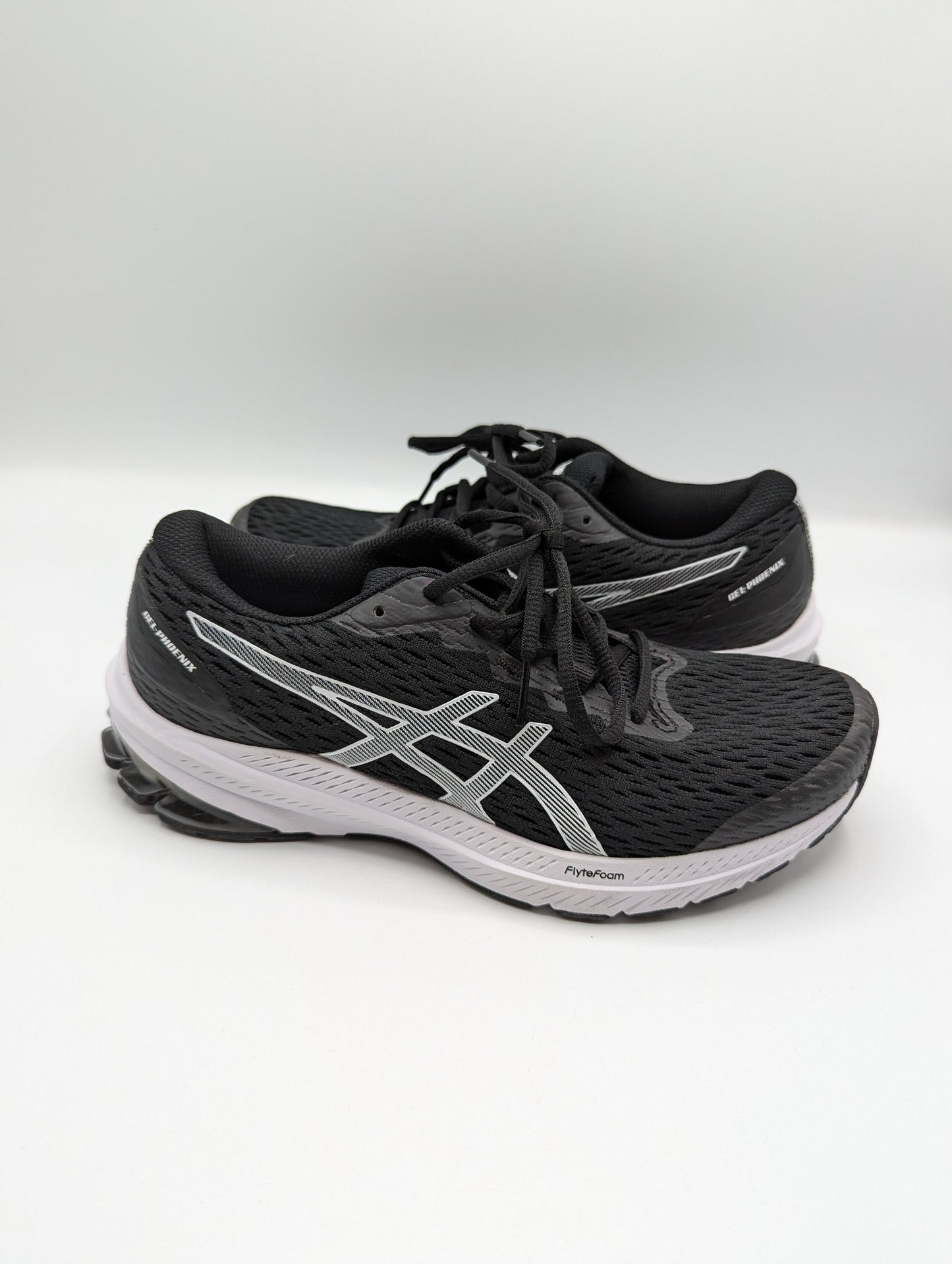 Asics GEL-Phoenix 12 Women's Running Shoes - Black / White
