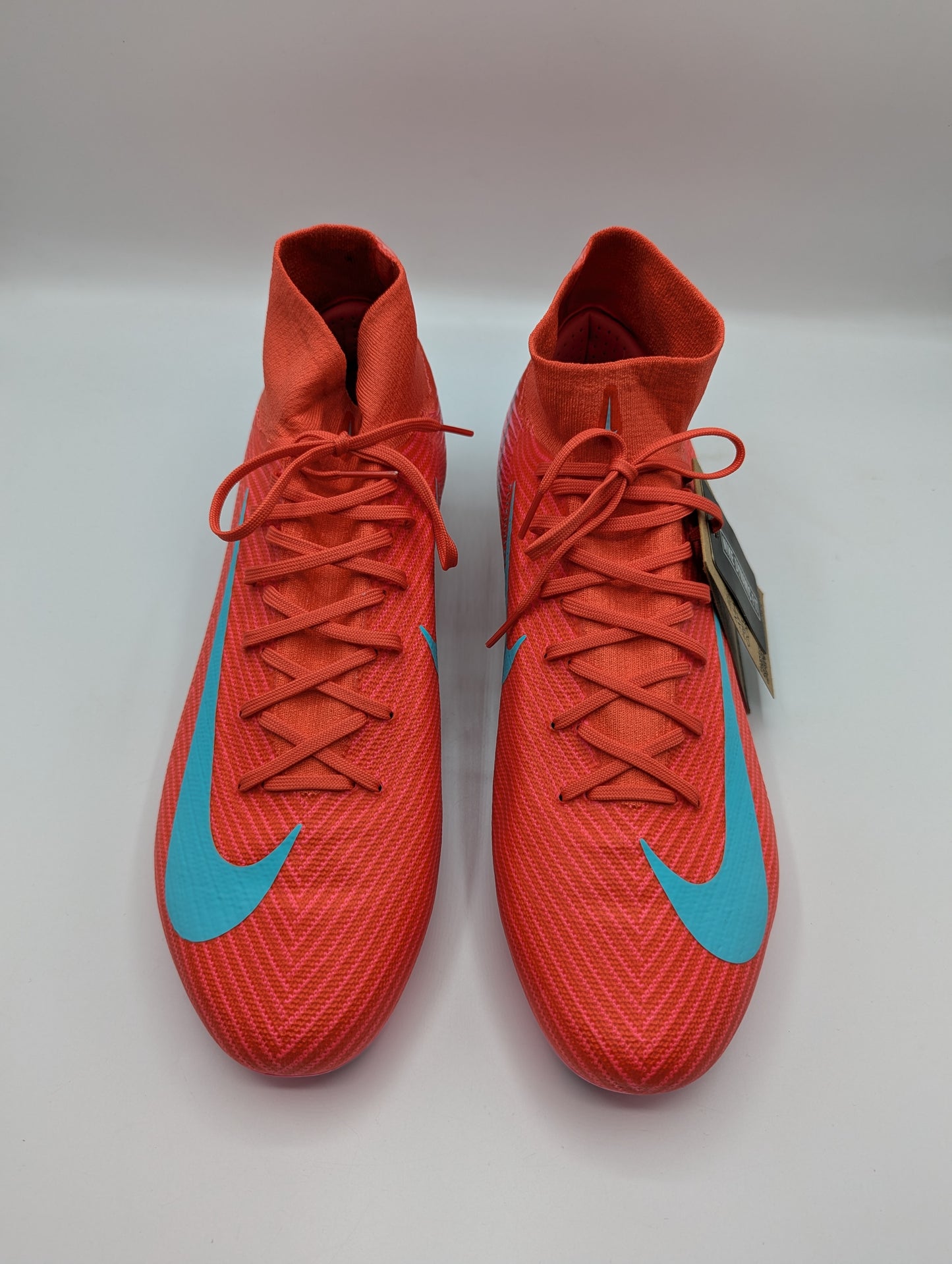 Nike Zoom Mercurial Superfly 10 Pro Adults Firm Ground Football Boots - Red / Green