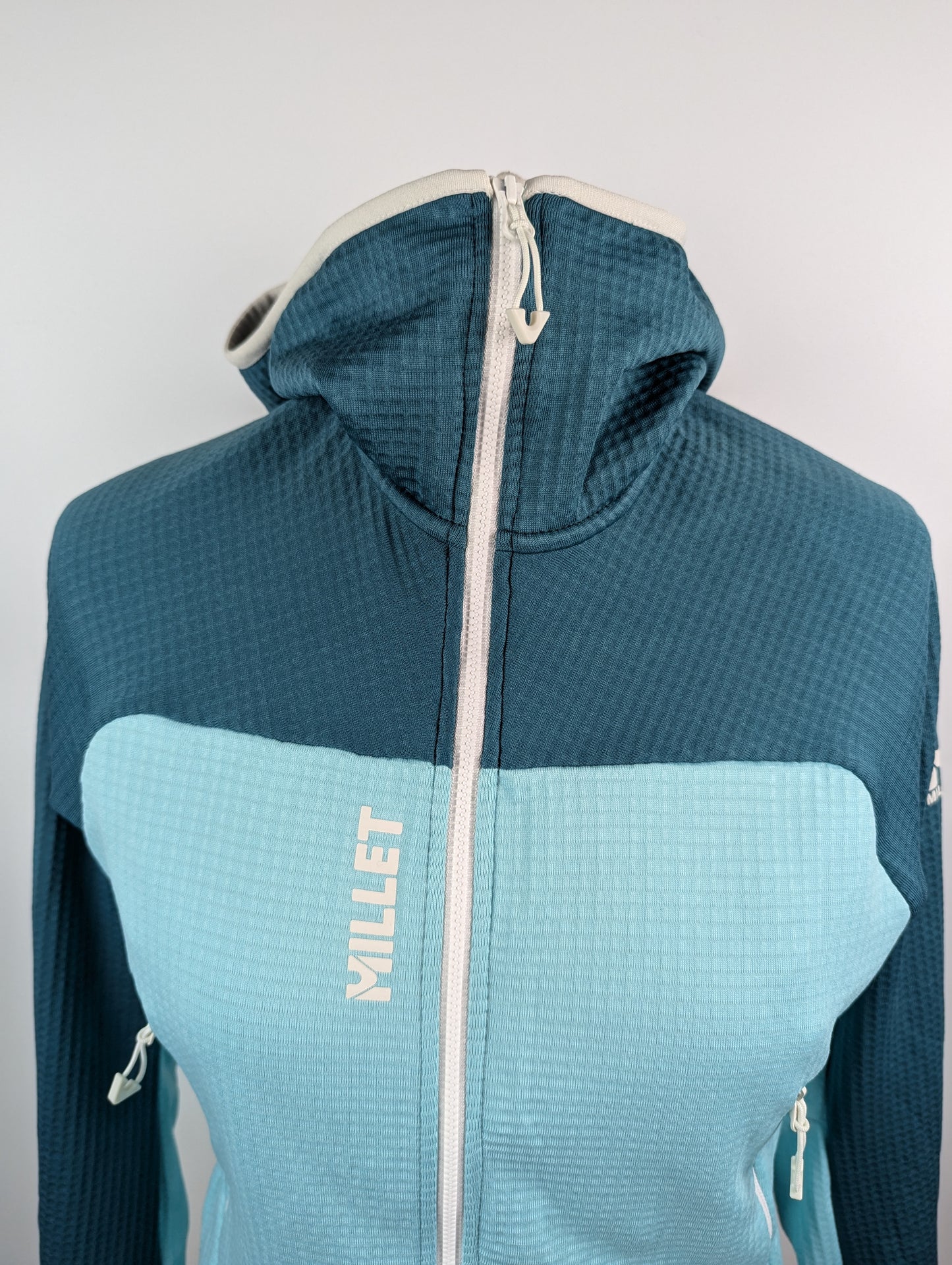 Millet Womens Fusion Grid Fleece Jacket - Aruba/Hydro Blue