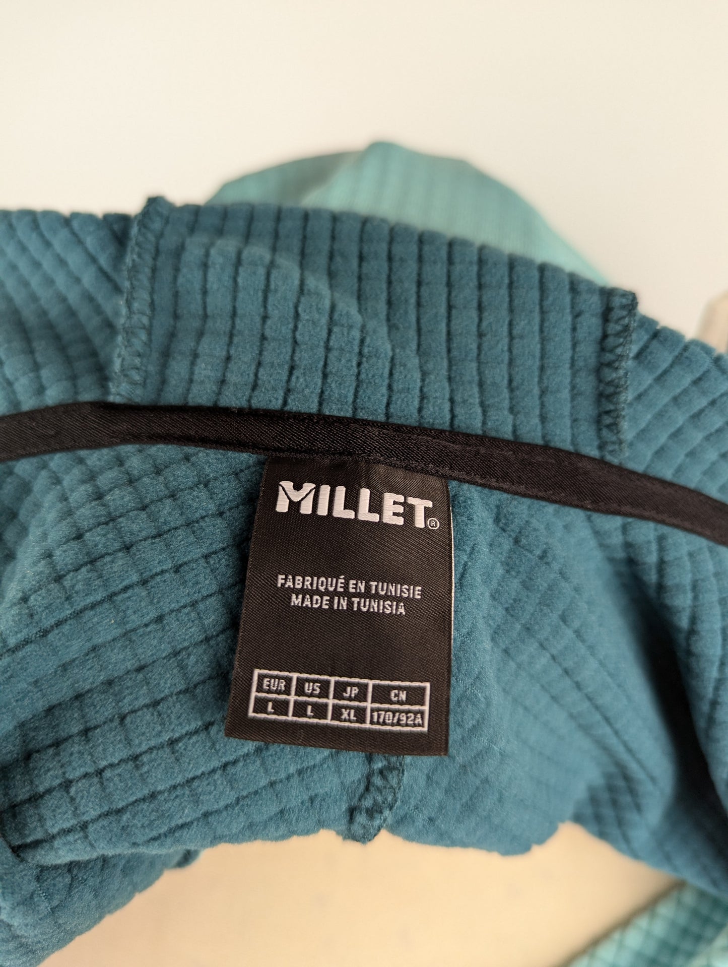 Millet Womens Fusion Grid Fleece Jacket - Aruba/Hydro Blue