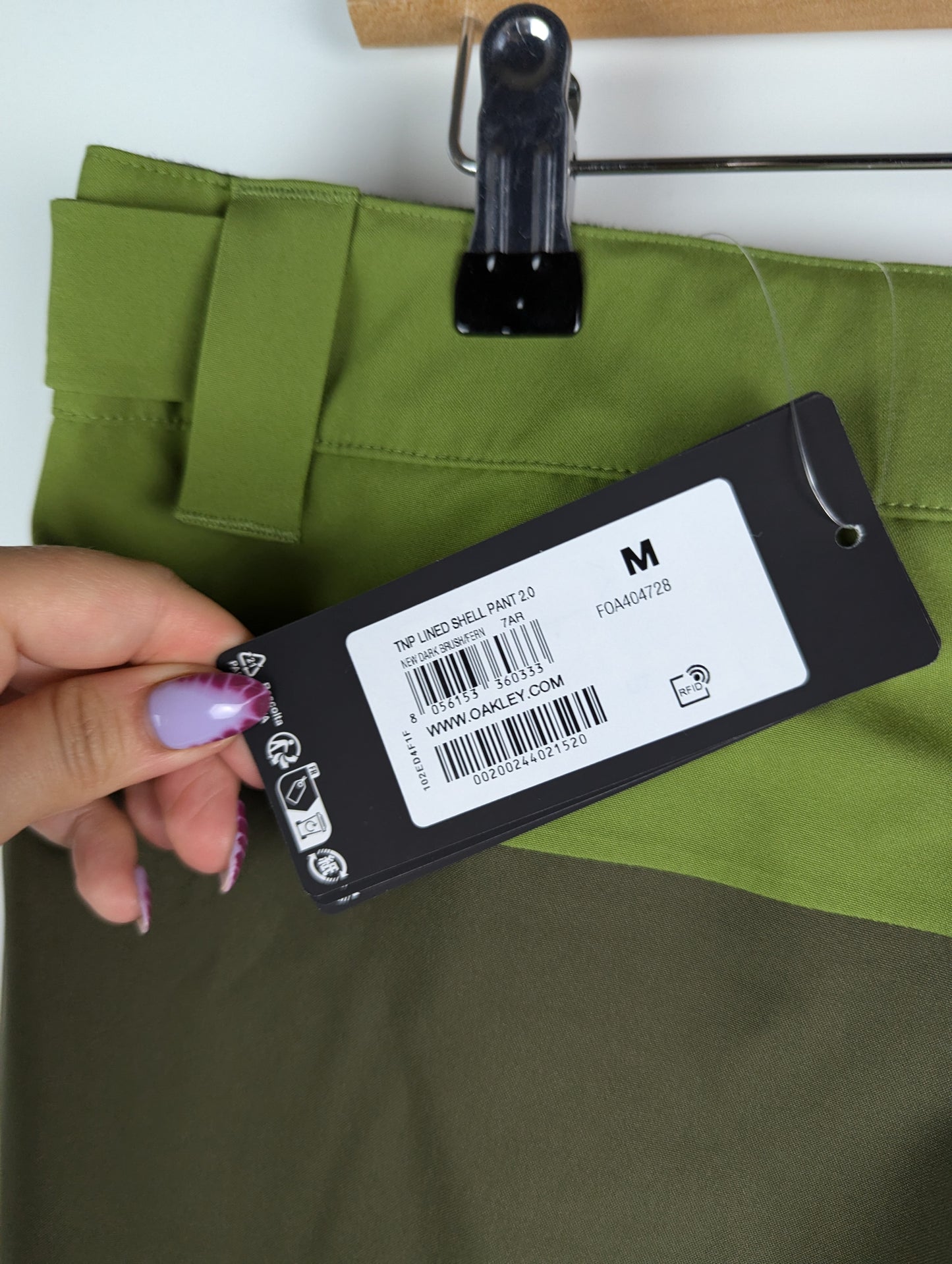 Oakley Lined Shell Pant Mens Ski Trousers - Green