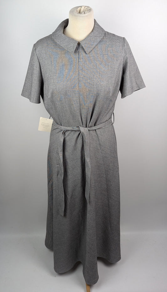 Phase Eight Silvia Midi Shirt Dress Womens - Grey