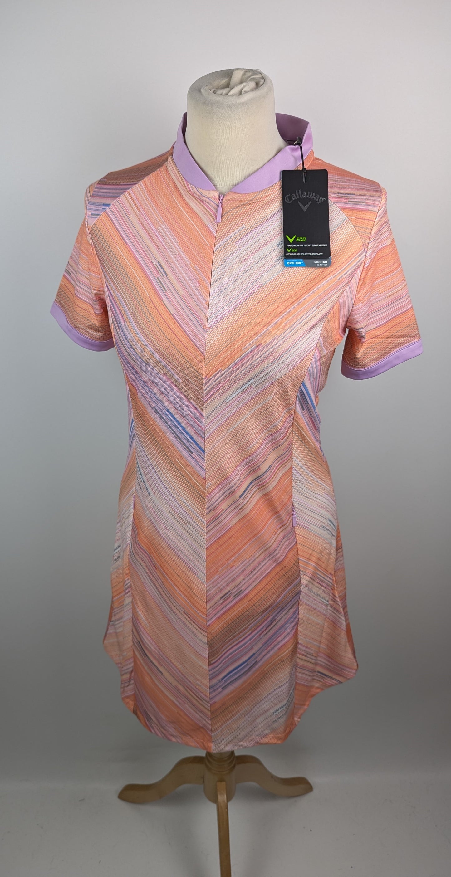 Callaway Strass Dress Womens Golf Dress - Orange / Multi