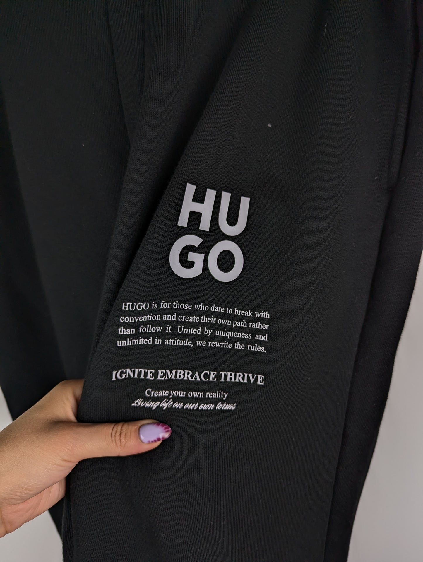 Hugo Dapurlonga Mens Joggers - Black