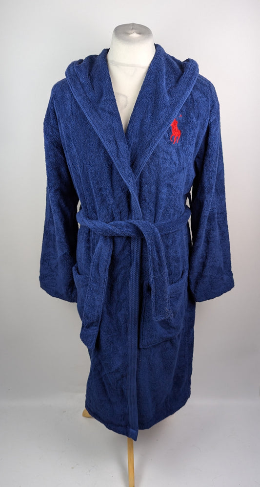 Ralph Lauren Home Player Mens Dressing gown / Bathrobe - Blue