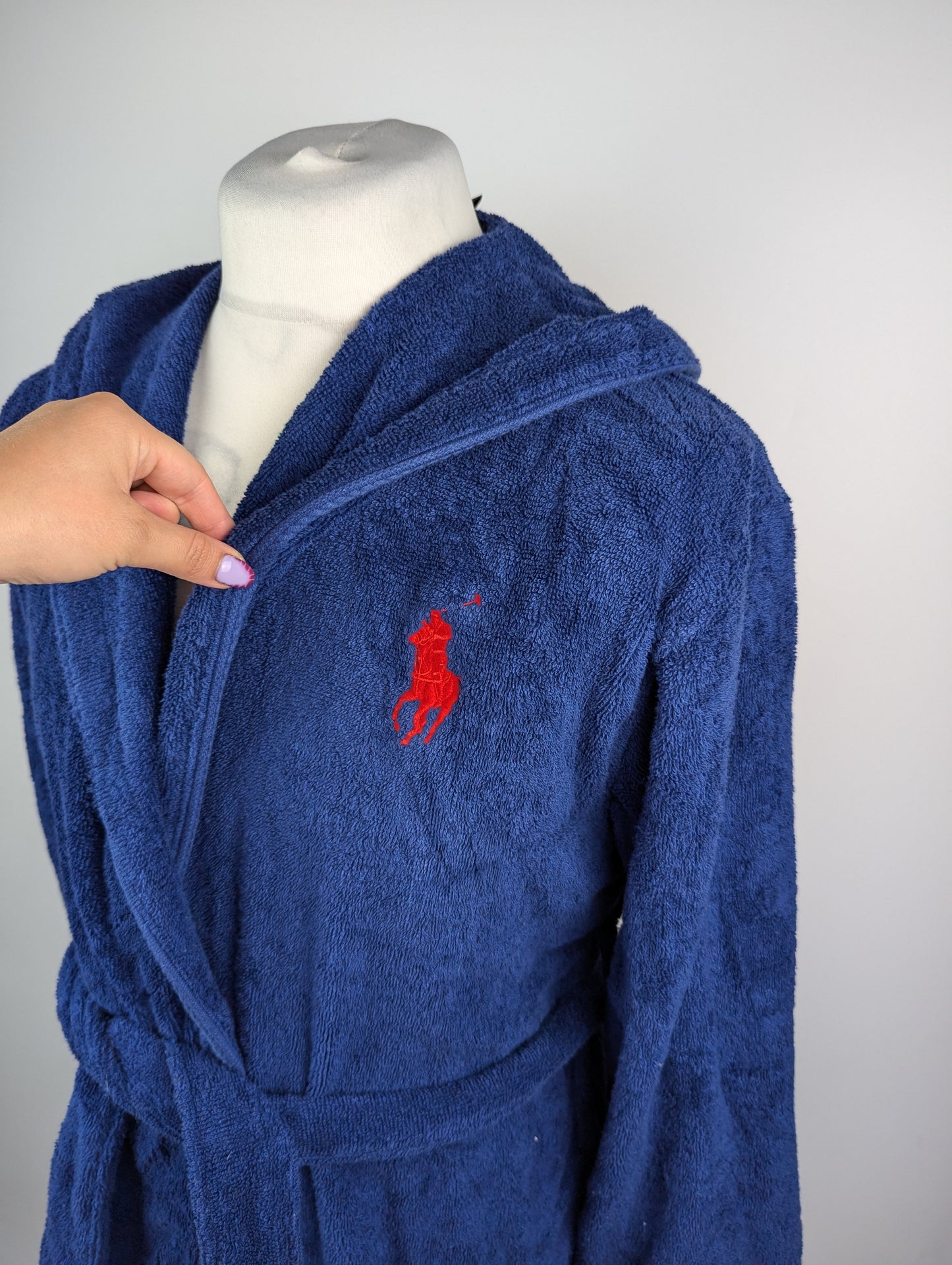 Ralph Lauren Home Player Mens Dressing gown / Bathrobe - Blue