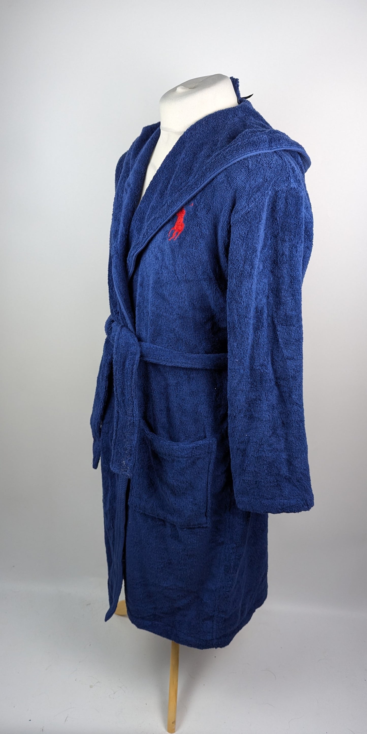 Ralph Lauren Home Player Mens Dressing gown / Bathrobe - Blue