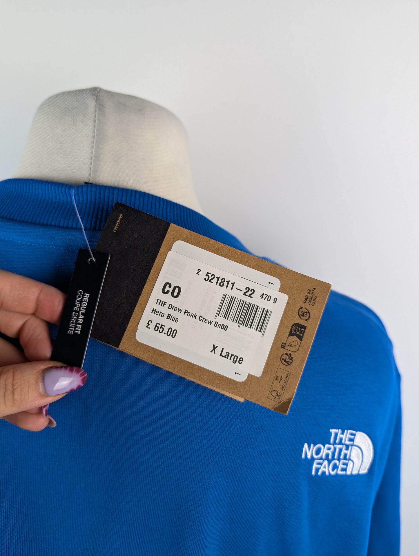 THE NORTH FACE Men's Drew Peak Jumper- Blue