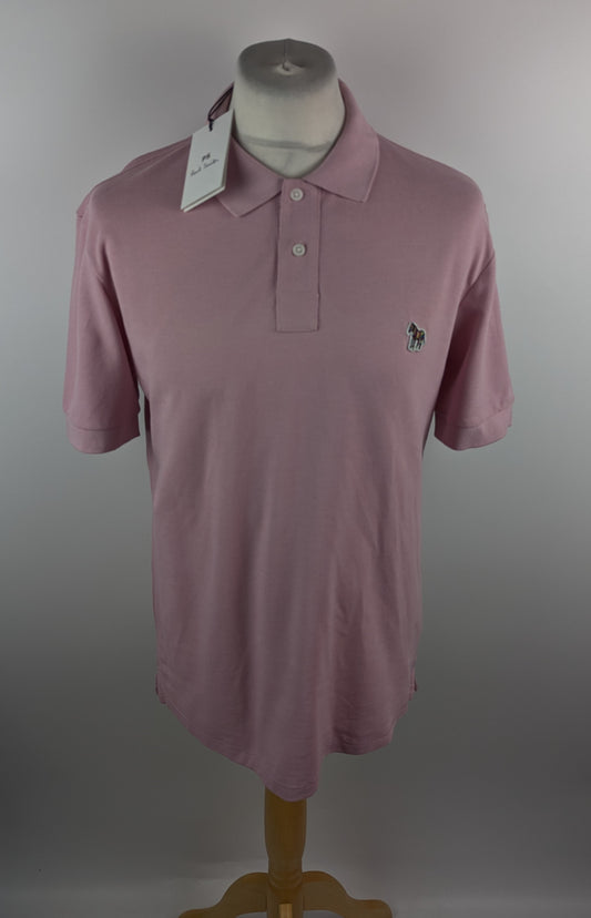 PS Paul Smith Mens Logo Polo Shirt - Pink 20