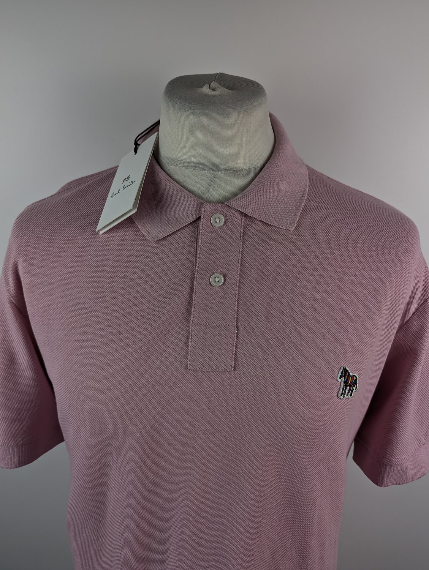 PS Paul Smith Mens Logo Polo Shirt - Pink 20