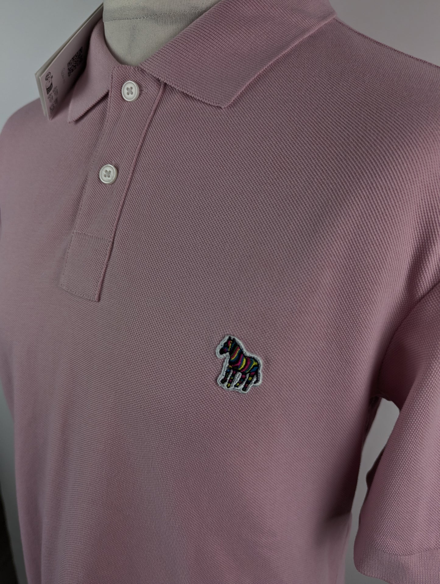 PS Paul Smith Mens Logo Polo Shirt - Pink 20
