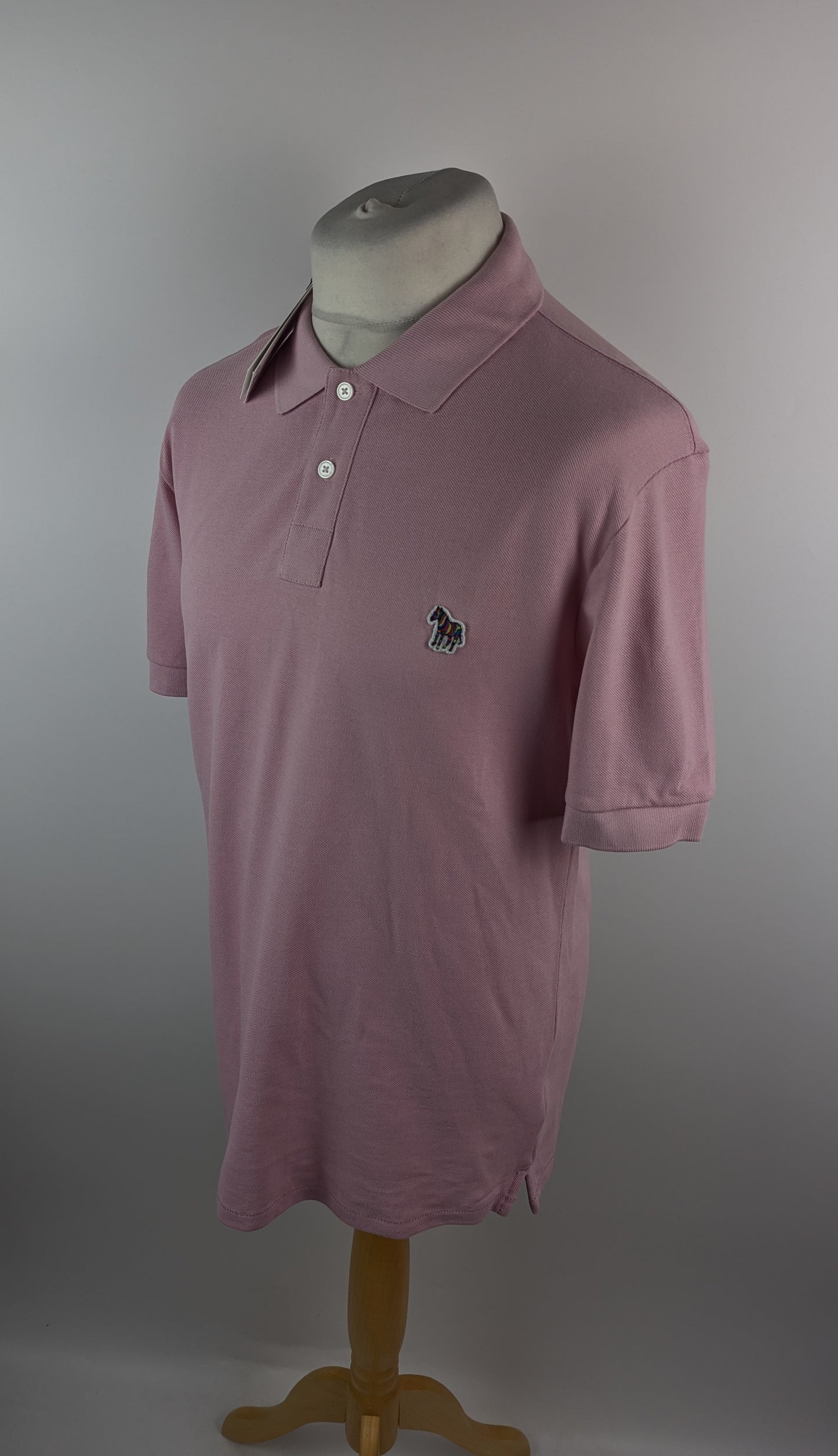 PS Paul Smith Mens Logo Polo Shirt - Pink 20