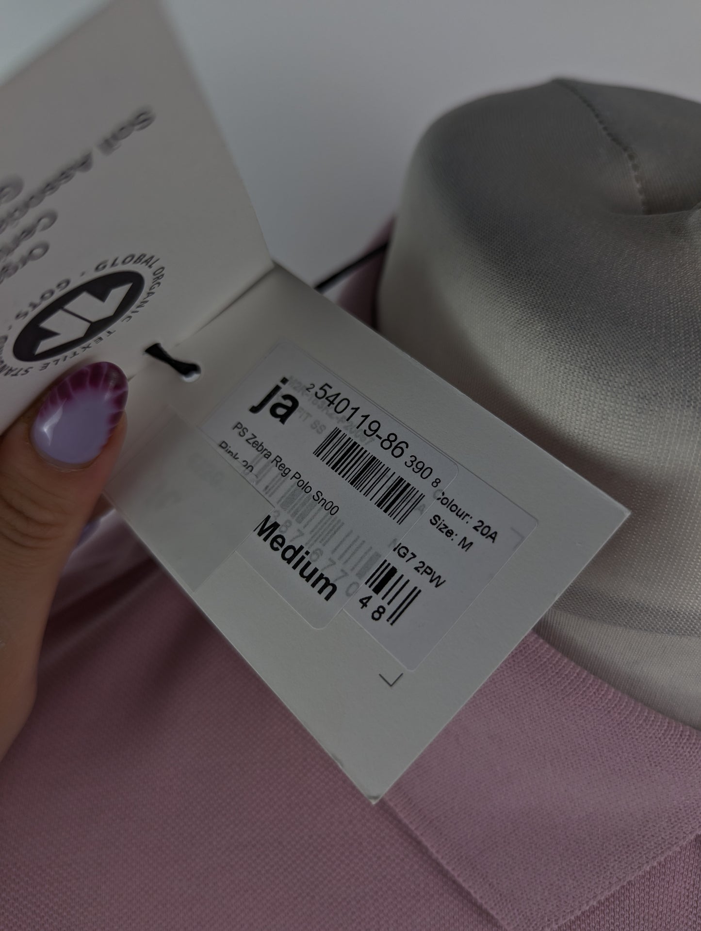 PS Paul Smith Mens Logo Polo Shirt - Pink 20