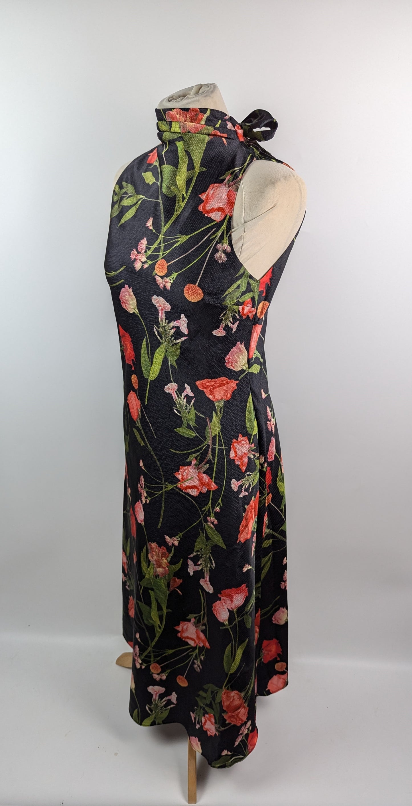 Ted Baker Connihh Floral Midi Dress - Black /Multi