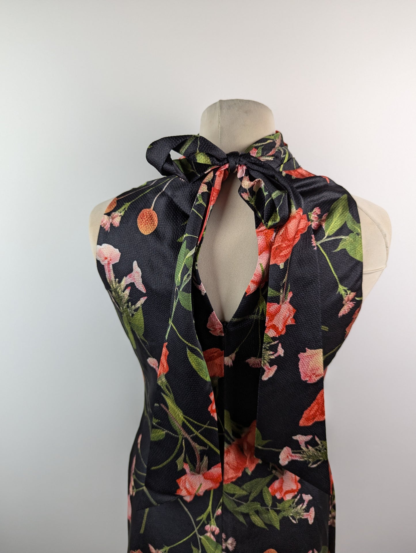 Ted Baker Connihh Floral Midi Dress - Black /Multi