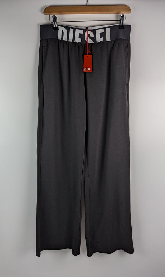 DIESEL Jen-D-Pop Womens Flared Trousers - Black