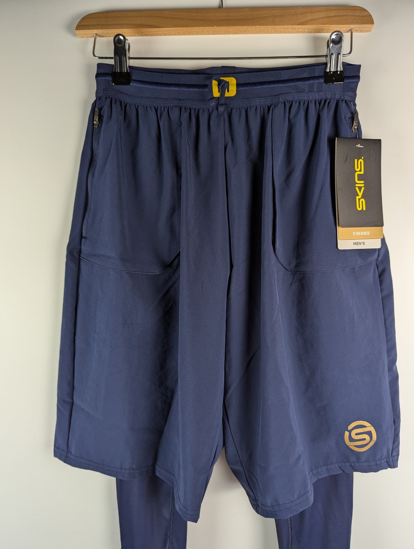 Skins Series 5 travel and recovery Tights Mens - Navy