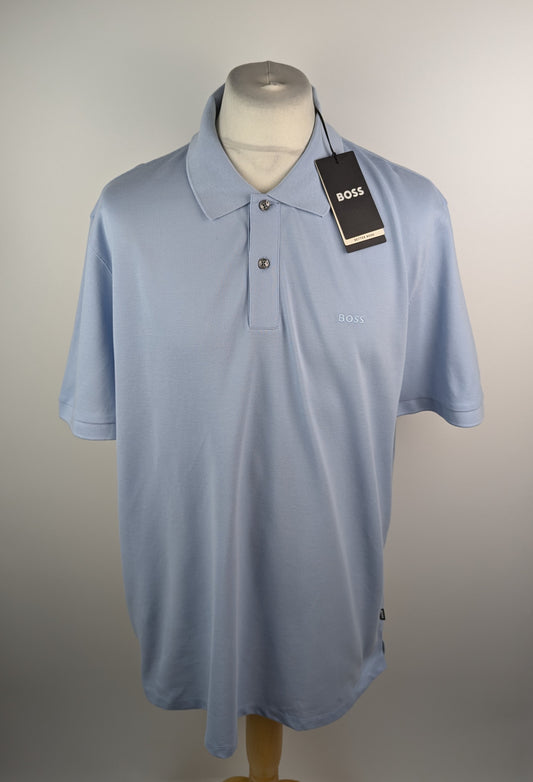 Boss Mens Pallas Polo Shirt - Pastel Blue