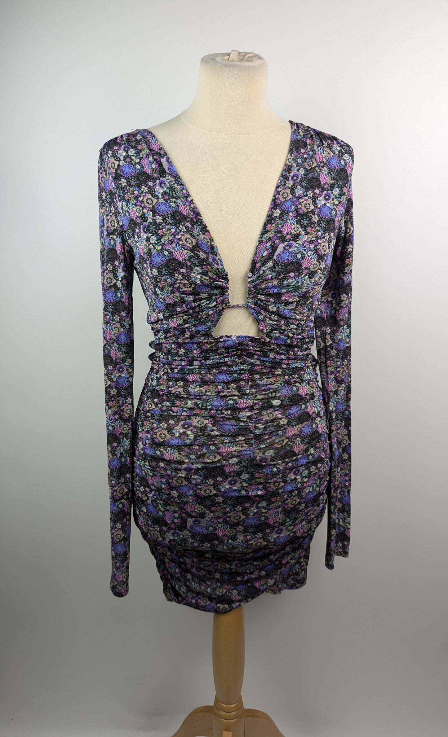 Isabel Marant Jordana mini dress - Purple / Multi