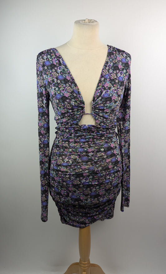 Isabel Marant Jordana mini dress - Purple / Multi