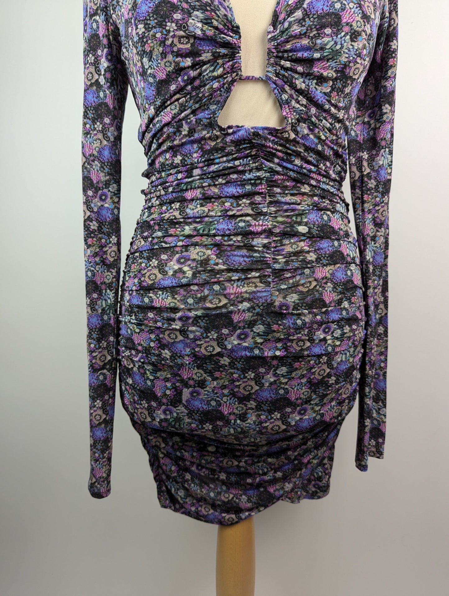 Isabel Marant Jordana mini dress - Purple / Multi