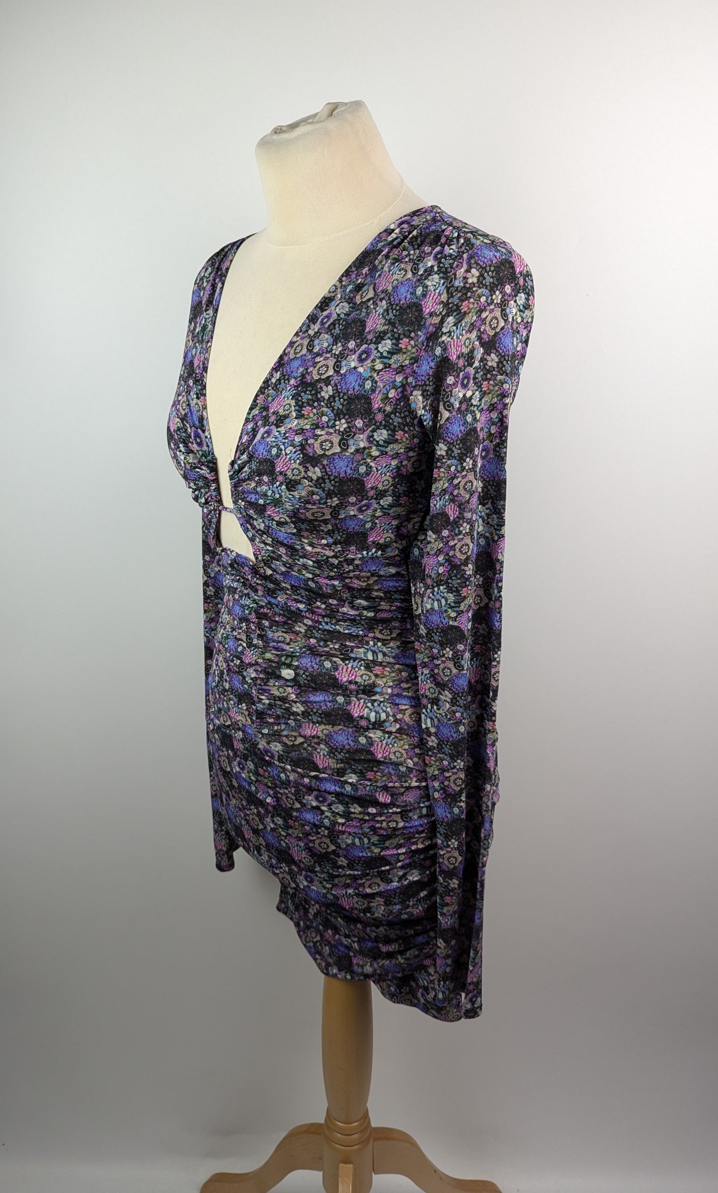Isabel Marant Jordana mini dress - Purple / Multi