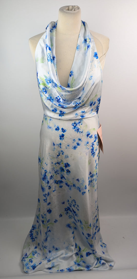 Jarlo Noelle Dress - Blue / White
