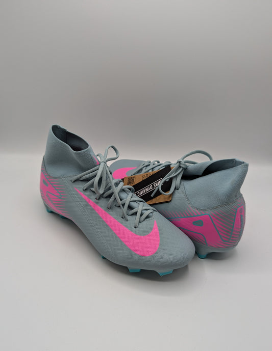 Nike Zoom Mercurial Superfly 10 Academy Adults Firm Ground Football Boots - Blue / Pink